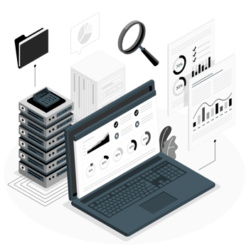 Illustration for the presentation of data analytics in the context of product excellence.